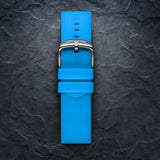 PURE Blue Strap, Silver Buckle