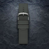 PURE Dark Gray Strap, Silver Buckle