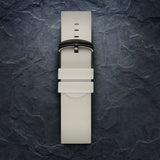 PURE White Strap, Black Buckle