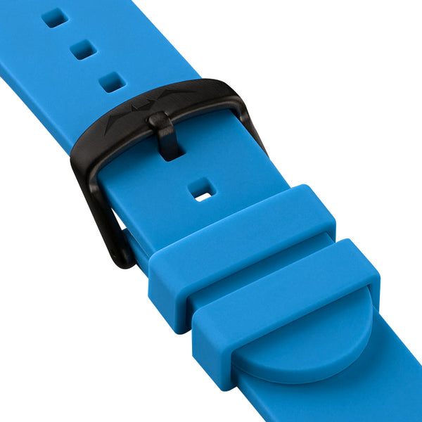 PURE Blue Strap, Black Buckle