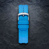 OCEAN Blue Strap, Silver Buckle