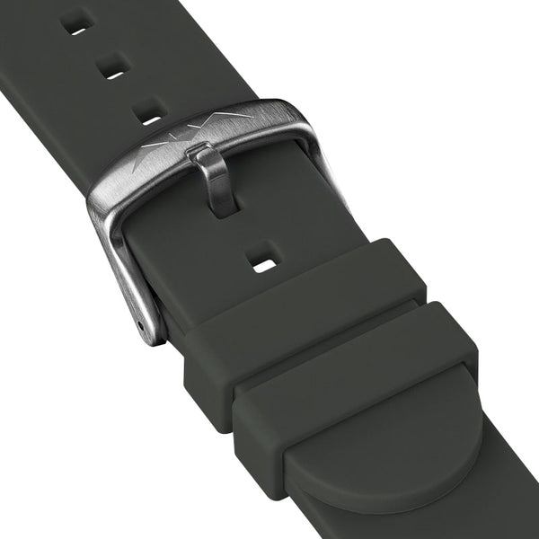 PURE Dark Gray Strap, Silver Buckle