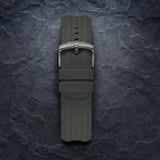 OCEAN Dark Gray Strap, Silver Buckle