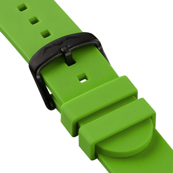 PURE Green Strap, Black Buckle