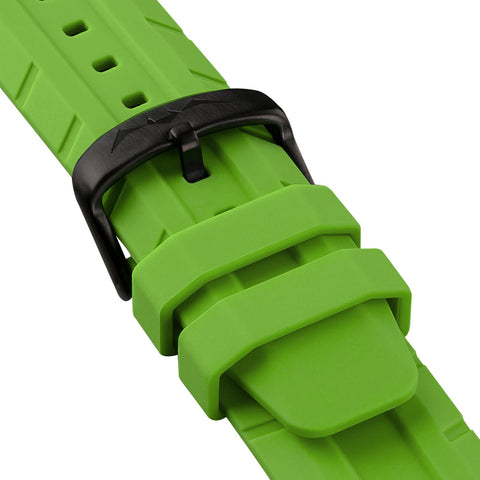 OCEAN Green Strap, Black Buckle