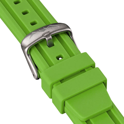 XTREME Green Strap, Silver Buckle