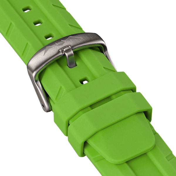 OCEAN Green Strap, Silver Buckle