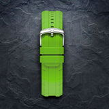 OCEAN Green Strap, Silver Buckle