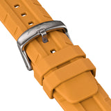 OCEAN Orange Strap, Silver Buckle