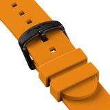 PURE Dark Orange Strap, Black Buckle