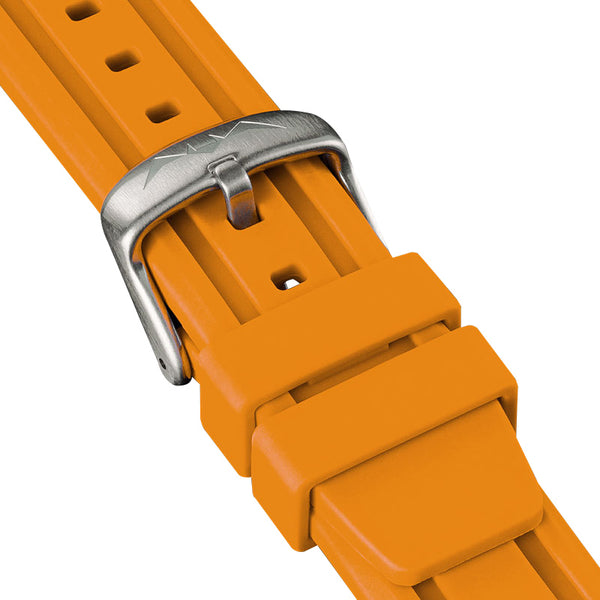 XTREME Dark Orange Strap, Silver Buckle