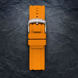 XTREME Dark Orange Strap, Silver Buckle