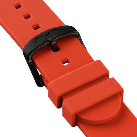 PURE Red Strap, Black Buckle