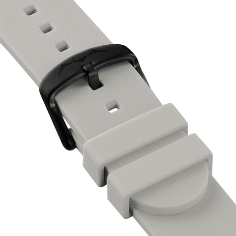 PURE White Strap, Black Buckle