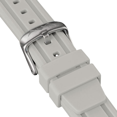 XTREME White Strap, Silver Buckle