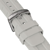 OCEAN White Strap, Silver Buckle