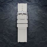 XTREME White Strap, Silver Buckle