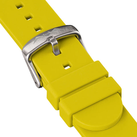 PURE Yellow Strap, Silver Buckle