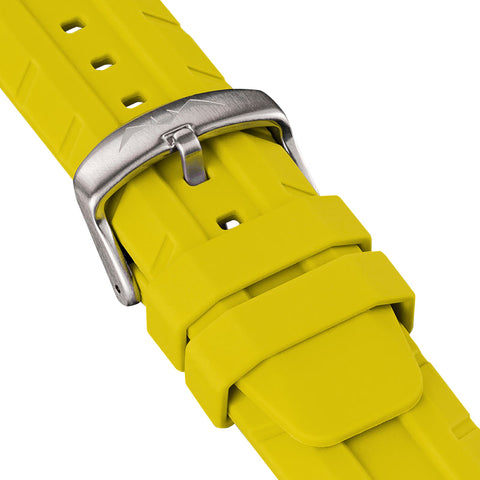 OCEAN Yellow Strap, Silver Buckle